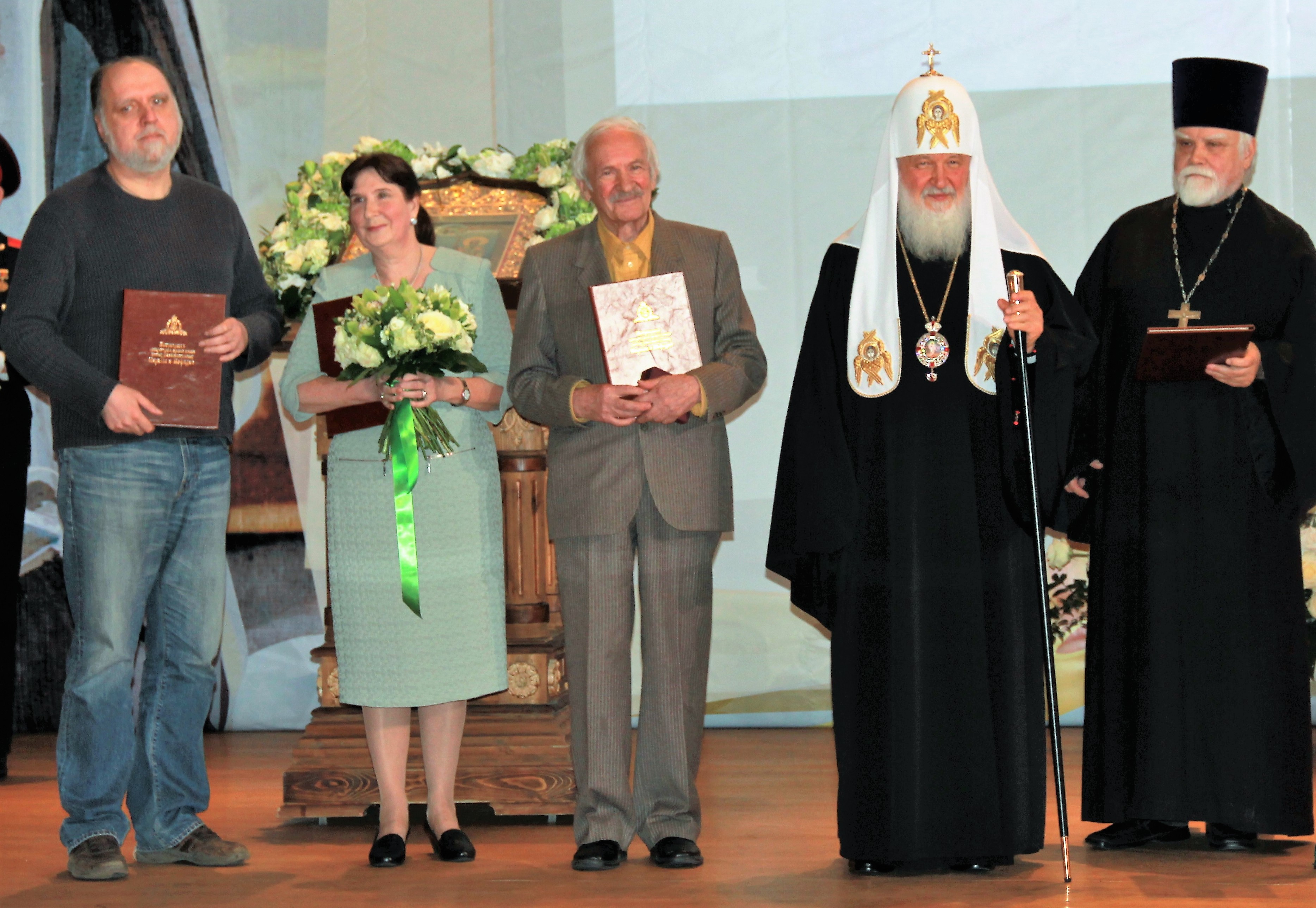 На церемонии вручения Патриаршей литературной премии, 2017